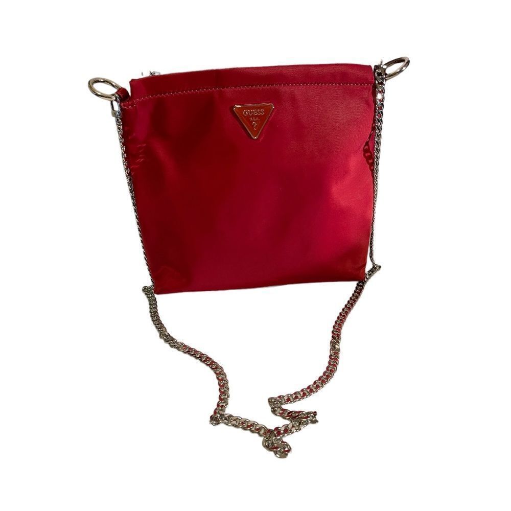 NWOT RED Guess Nylon Crossbody Red Bag